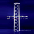 K9 3D Laser Hoop Etched Crystal with Pillar Shape